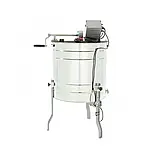 Медогонка діагональна 4-рамкова ручна/електрична 220В/12В Ø600мм Lyson Optima, фото 2