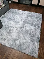 Килим травичка меланж 200х230см сірий