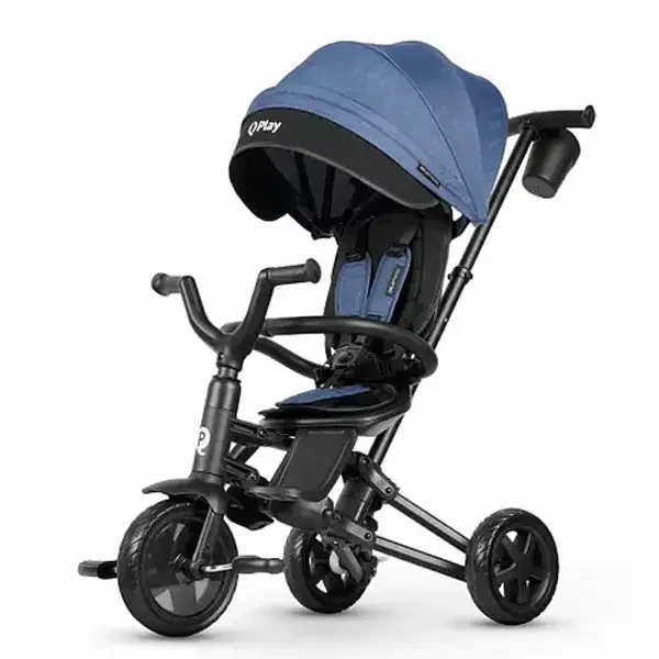 Велосипед складаний триколісний QPlay Nova Niello Blue