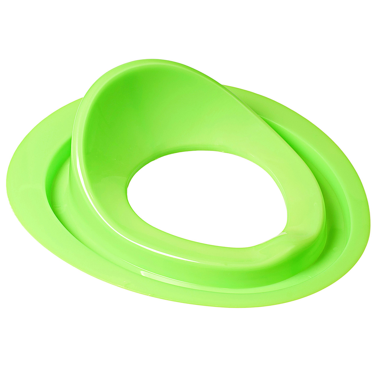 Накладка дитяча для унітаза під кришку Sydanit Бобас зелена пластик, фото 1