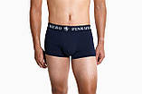 Чоловічі боксери труси Pink Hero класика сині, фото 4