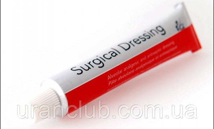Альвеолярна знеболююча і антисептична пов'язка Surgical Dressing (Сурджикал Дресинг) 25г