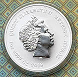 Срібна Монета Тувалу 1 долар 2019 р. Халк, фото 5