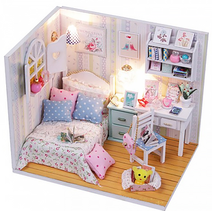Румбокс три поверхи 3D Конструктор ляльковий будиночок Кімната Аннабель DIY DollHouse
