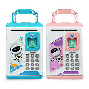 Дитячий сейф скарбничка у вигляді банкомату з кодовим замком для зберігання грошей, Robot Bodyguard