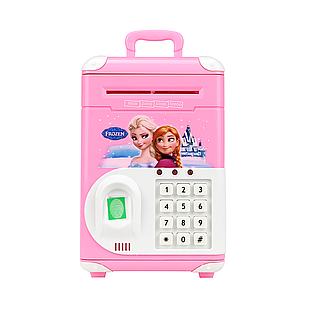 Скарбничка з відбитком пальця, електронний дитячий сейф із кодовим замком, іграшка Холодне серце, Frozen