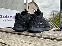 Чоловічі зимові кросівки на хутрі Reebok Zig Kinetica gore-tex Black водонепроникні, фото 5