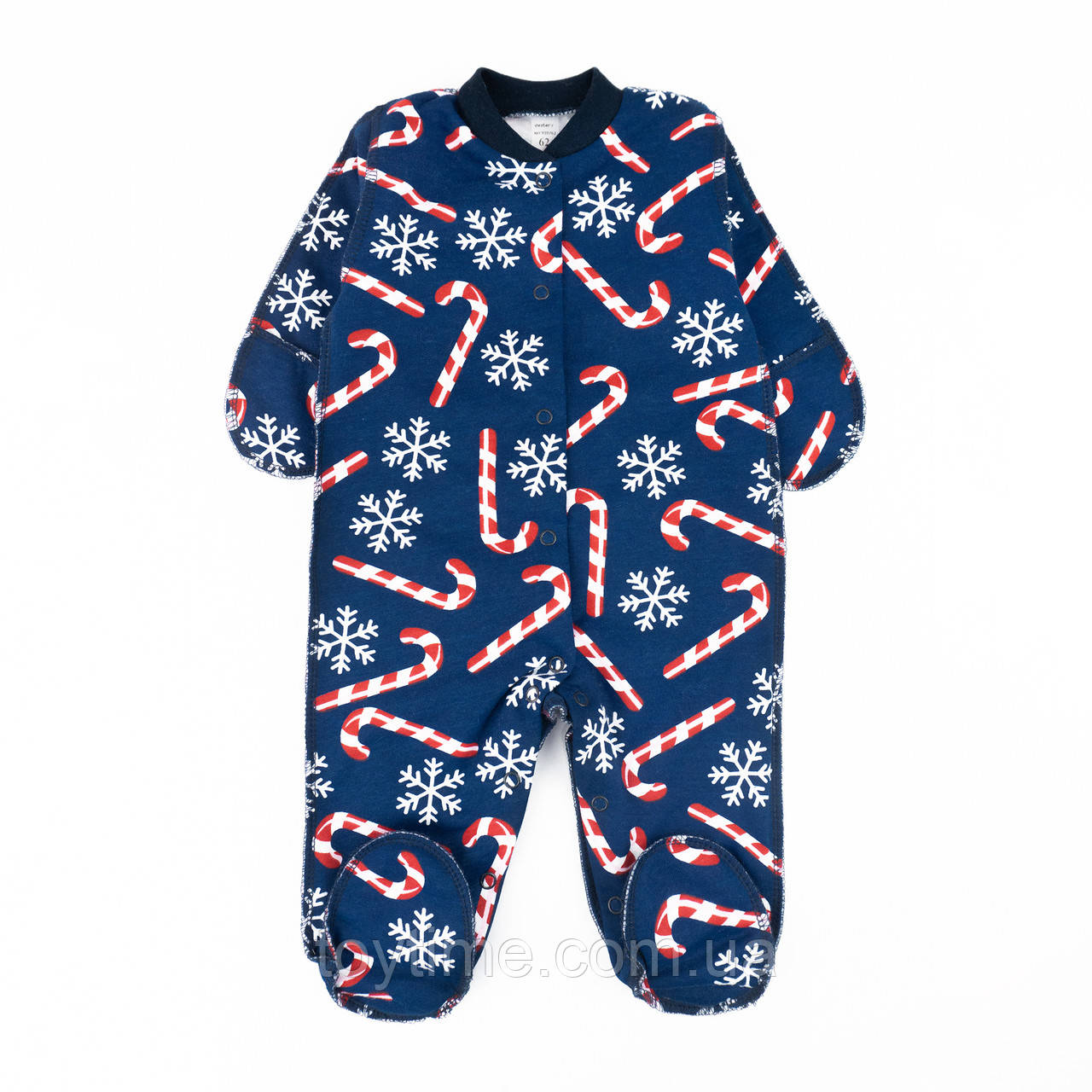 Чоловічок для малят з начосом з зображенням різдвяних льодяників Candy, фото 1