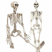Висячий скелет з пластику Fiestas Guirca 90 см штучний людський скелет Xxl на хелловін 90см