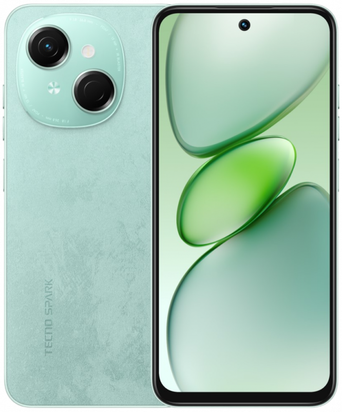 Смартфон Tecno Spark Go1 (KL4) 4/128Gb Magic Skeen Green (4894947050107) UA UCRF