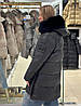 Пуховик жіночий ZLLY 9030 Чорний, фото 3