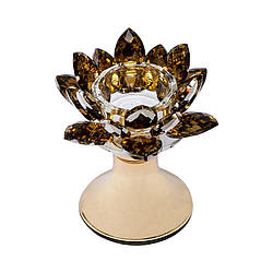 Підсвічник скляний Квітка свічник (8322-S)