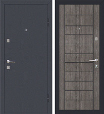 Двері входні Riccardi STREET BIT 06 B  Сірий графіт/ дуб ash