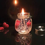 Гелева свічка Чародійка бочонок сердечка (НАБІР 2 свічки), фото 3