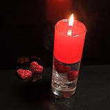 Гелева свічка Чародійка висока сердечка, фото 2