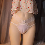 Стринги вагіна труси чорні. Накладна вагіна. Штучна вагіна, фото 6