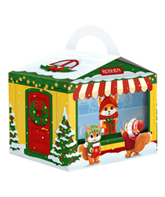 2026 Подарунок Новорічний Рошен (Roshen) №8 Різдвяний ярмарок 561г, фото 1