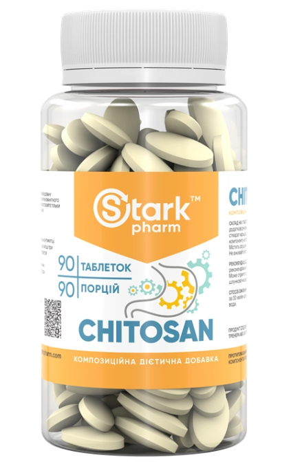 Chitosan 500 мг Stark Pharm 90 таблеток, фото 1