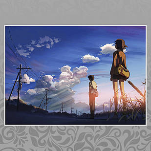 Плакат A4 Аніме 5 Centimeters Per Second