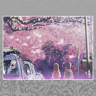 Плакат A4 Аніме 5 Centimeters Per Second 08
