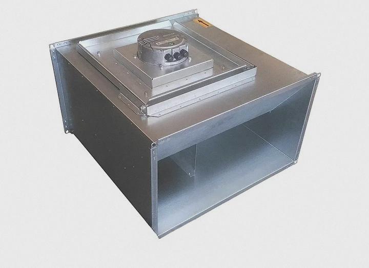 Вентилятор канальний прямокутний з ЄС-двигуном 800х500 C-PKV-EC-80-50-4-380-RC
