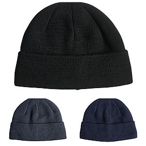 Тепла чоловіча трикотажна шапка, Класичні чоловічі зимові шапки Чоловічу шапку на зиму