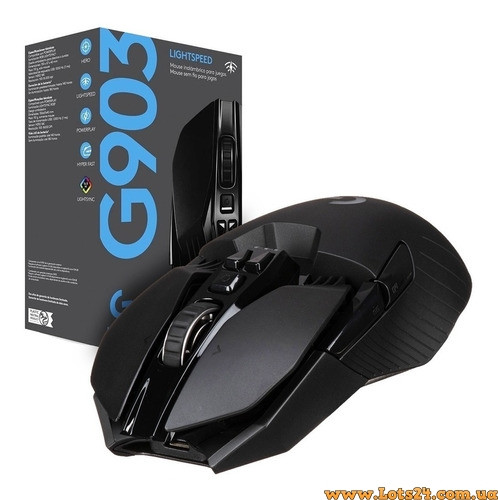 Бездротова ігрова мишка Logitech G903 Lightspeed HERO 25K RGB підсвітка 11 кнопок 25600 DPI для геймерів