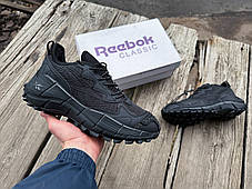 Чоловічі термо кросівки Reebok Zig Kinetica Edge 2.5 Gore-Tex чорні водонепроникні, фото 4