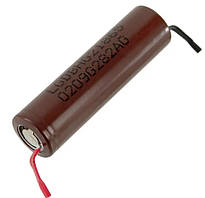 Акумулятори 18650 2000mAh для паяння 9421, 5 шт.