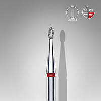 Фреза алмазна Закруглена брунька STALEKS PRO 1.6 мм червоний FA50R016/3.4K