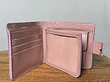 Шкіряний гаманець з тисненим орнаментом ручної роботи, фото 4