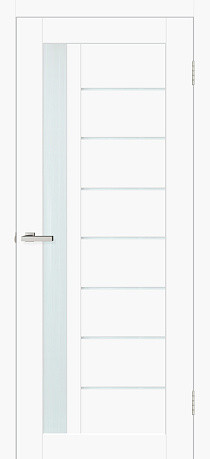 Міжкімнатні двері Оміс Deco 09 ЗС sm білий мат 800х2000 мм