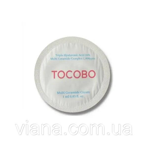 Пробник живильний крем із керамідами Tocobo Multi Ceramide Cream 1 мл