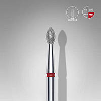 Фреза алмазна Брунька гостра STALEKS PRO 2.5 мм червоний FA60R025/4.5K