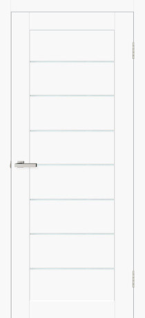 Міжкімнатні двері Оміс Deco 10 ЗС sm білий мат 800х2000 мм