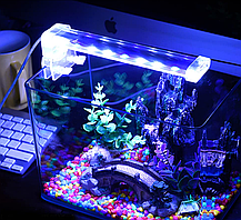 Світильник Xilong Crystal Led-D20, 6 Вт. Навісний світлодіодний світильник для акваріумів, фото 4