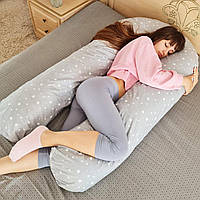 Подушка для вагітних U-подібна Зорі на сірому
