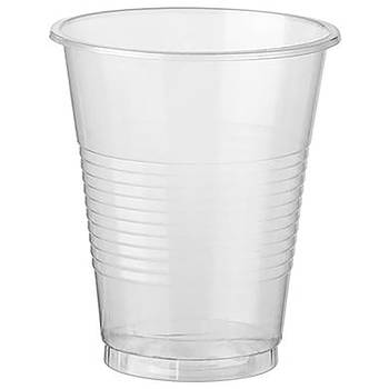 Стакани одноразові Romus пластикові прозорі 180 мл 100 шт. (4876)