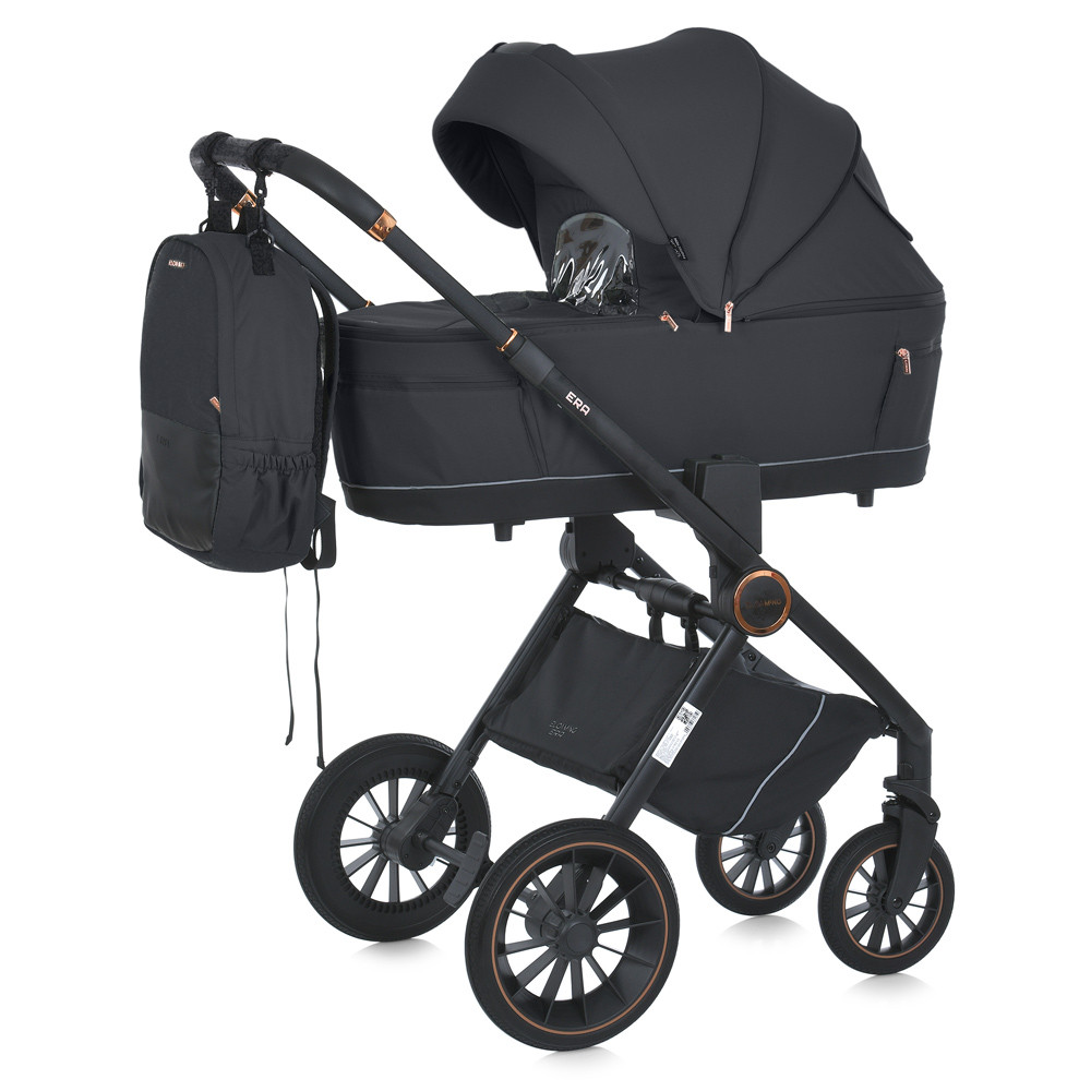 Універсальна коляска 2в1 El Camino ERA ME 1100-1 Black Ink Чорна