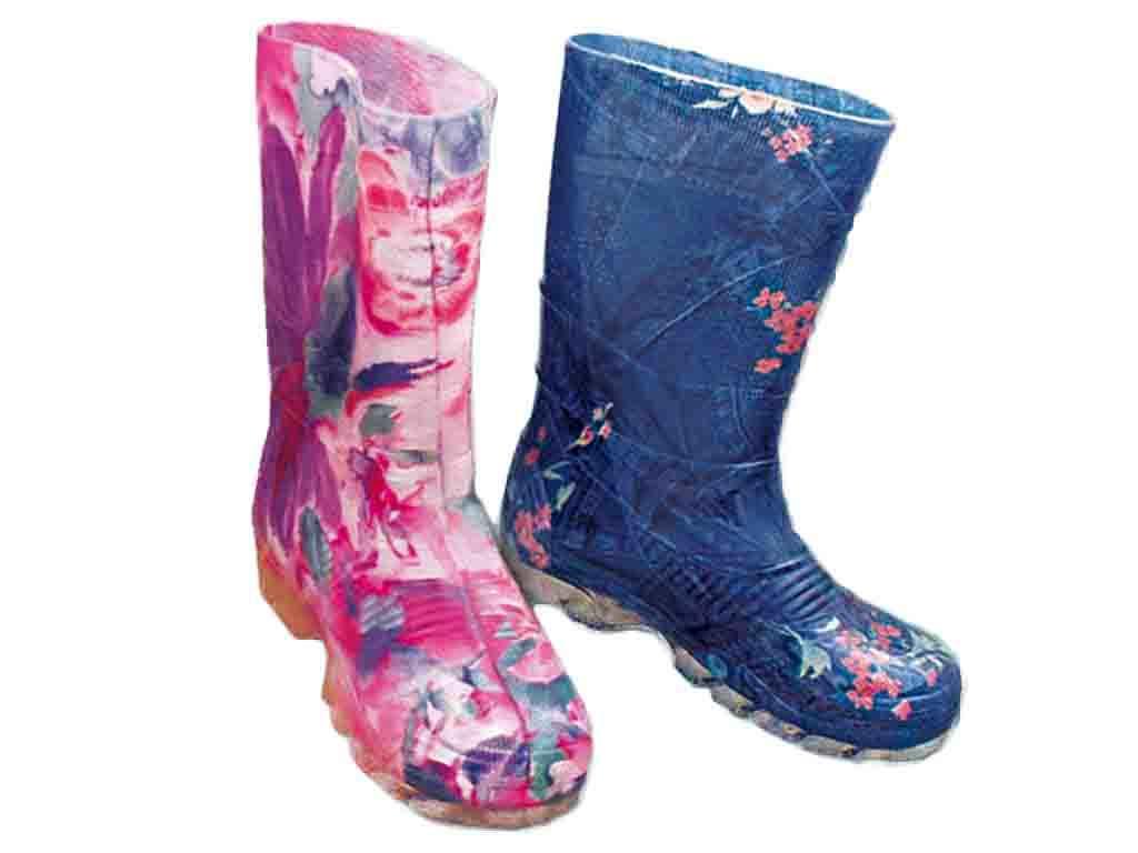 Чоботи жіночі (силікон) з малюнком Асорті 36р. ТМ VERONA, фото 1
