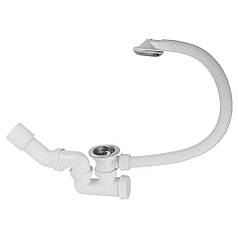 Сифон для ванни з корком на ланцюжку й адаптером Ø 40/50 мм WIRQUIN (9543420)