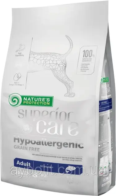 Сухий корм для собак Nature's Protection Superior Care Hypoallergenic Grain Free Adult All Breeds 1.5 кг