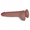 Фалоімітатор Dildo GDD з яйцями на присосці реалістичний 21 см, фото 5