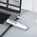 Указка лазерна XO CF27 Rechargeable, біла, фото 3