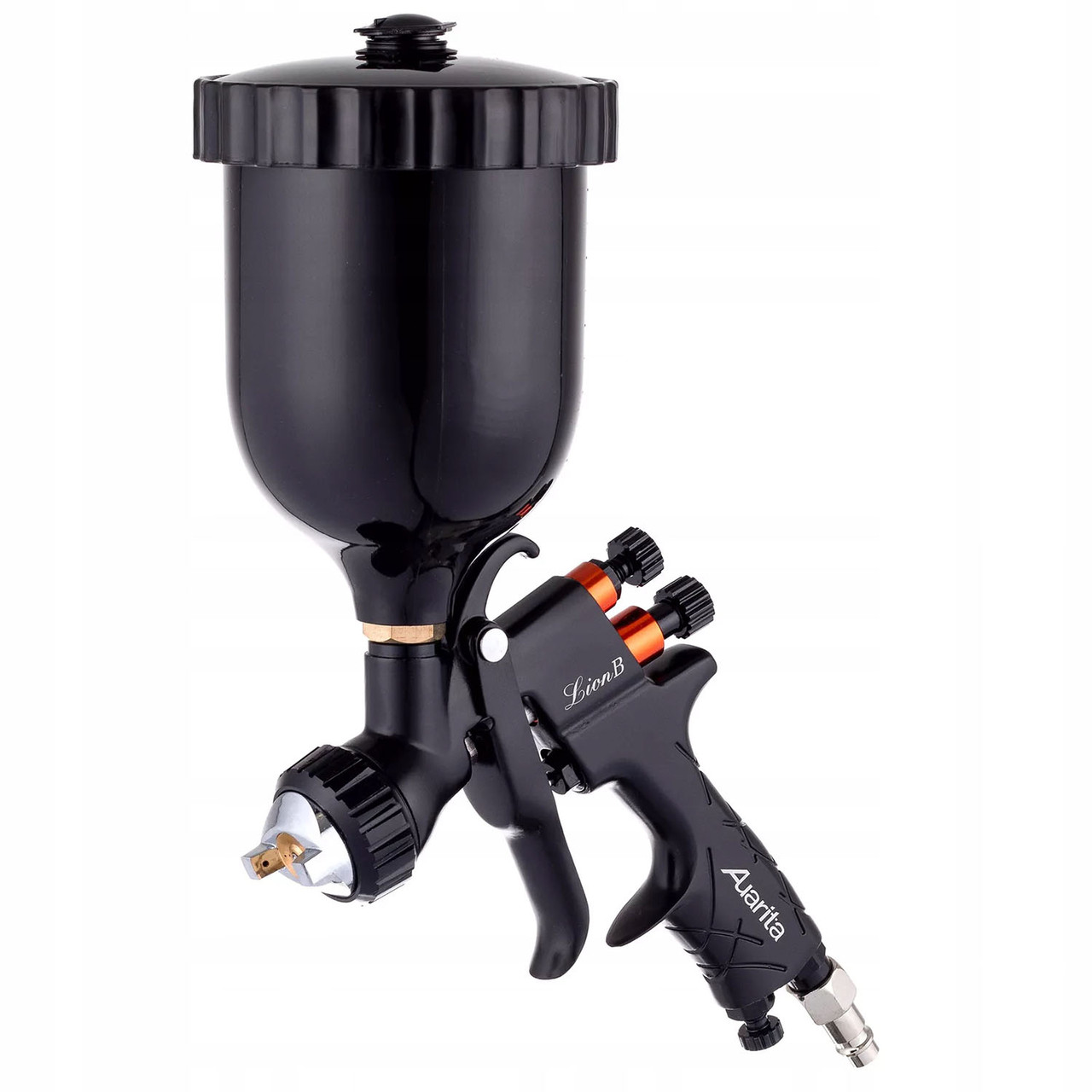 Пневматичний фарбопульт LVMP, 600мл, 1,7мм LION-B-1.7LM AUARITA