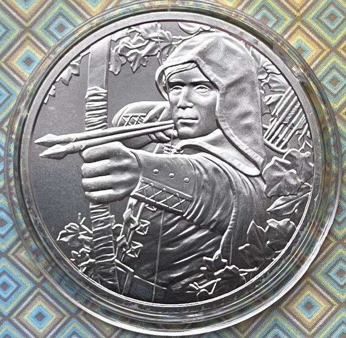 Срібна монета Австрії 1,5 євро 2019 р. Лучник