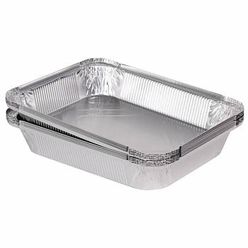 Контейнер для продуктів одноразовий PRO service алюмінієвий прямокутний SP98L 3100 мл 50 шт. (482307