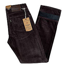 Джинси вельветові на флісі Dalas Corduroy Thermal Jeans  Brown, фото 4