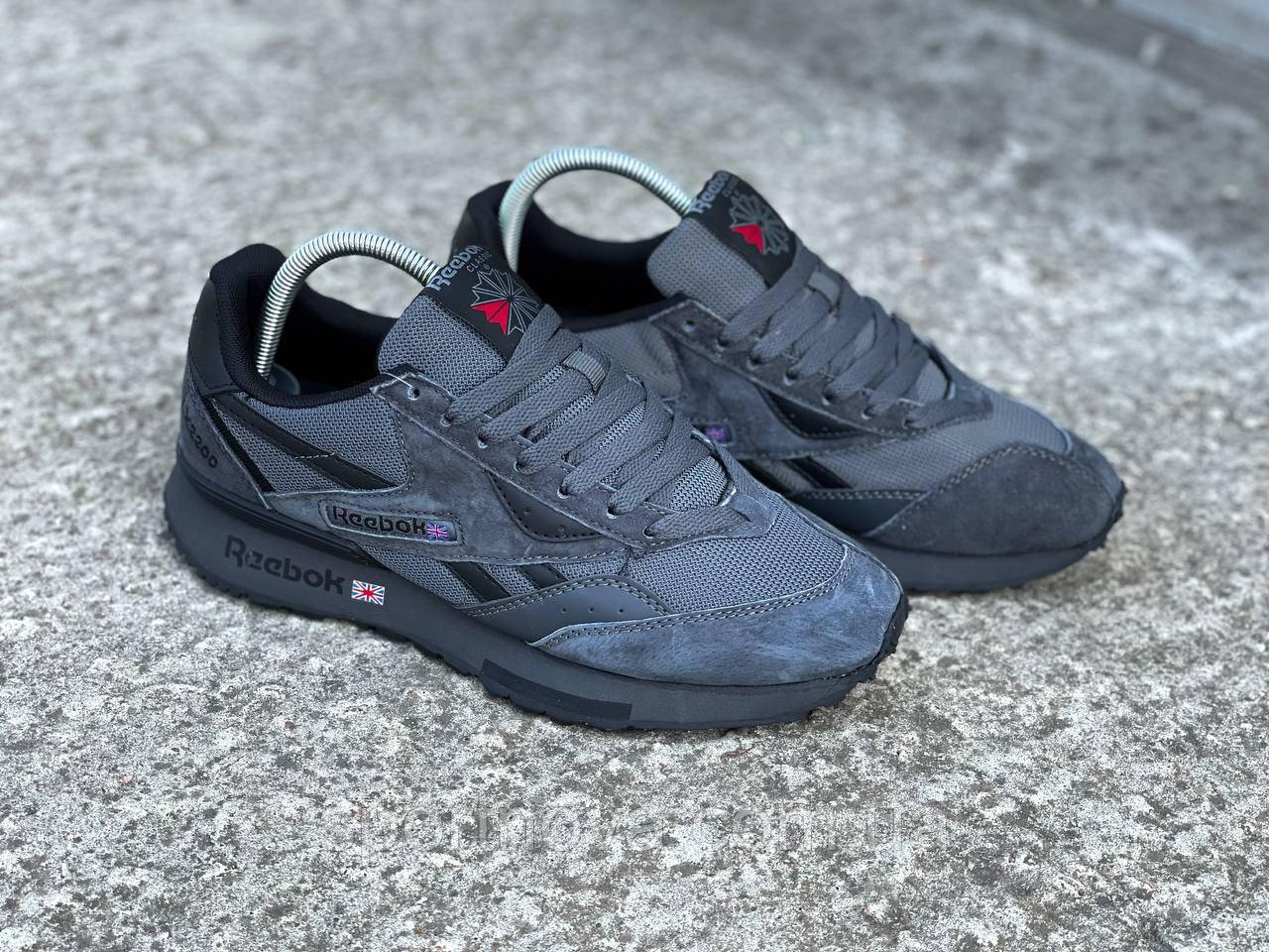 Чоловічі кросівки Reebok LX2200 із замші, тканини та сіточки, 41,44 р., фото 1