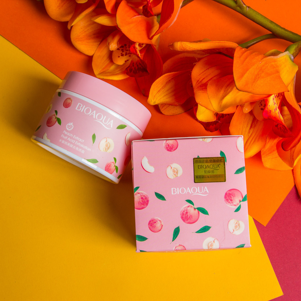 Пілінг-скатка з персиком Bioaqua Peach Extract Fruit Acid Exfoliation
